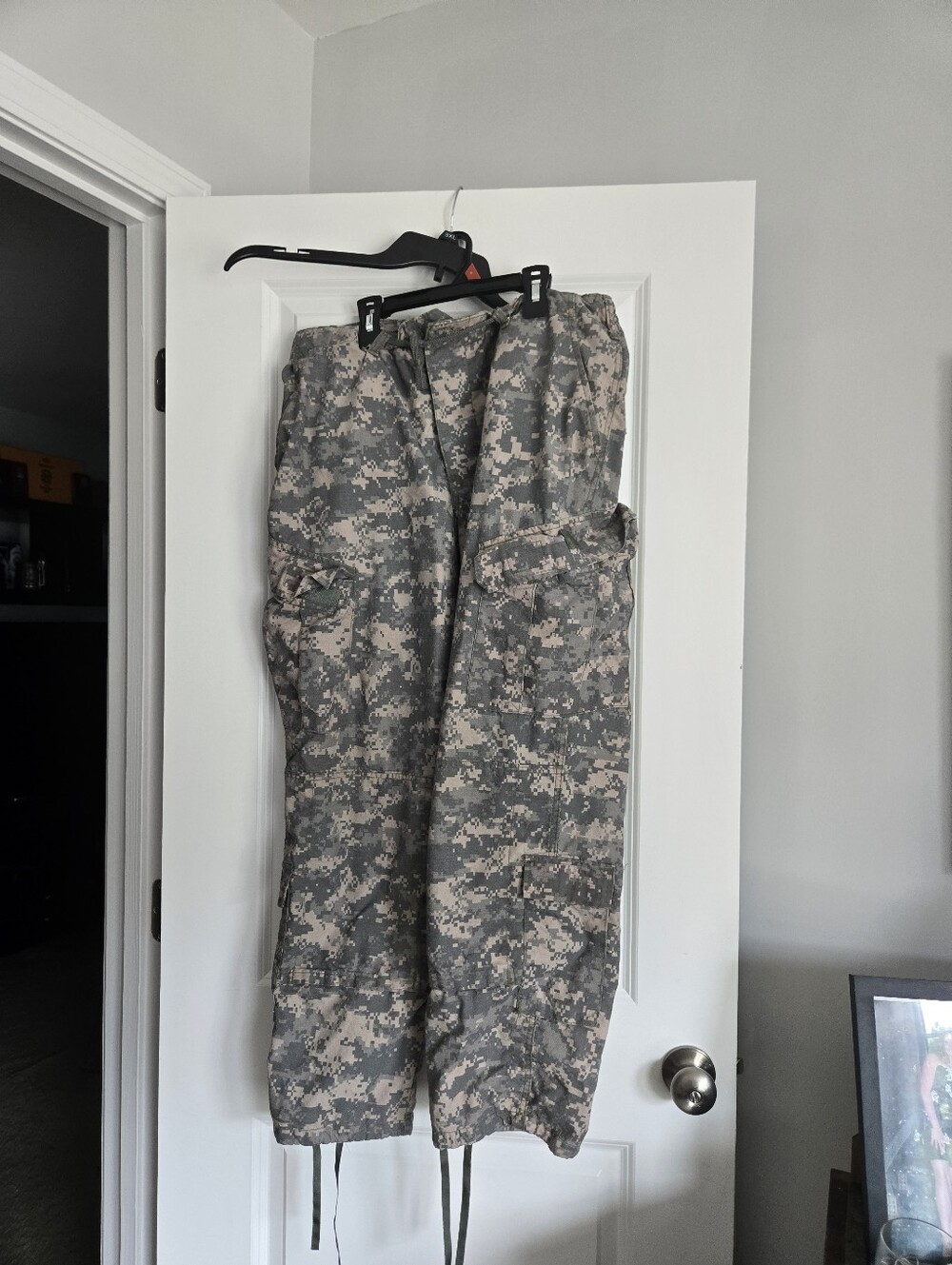 US Army Field Pants Trousers Military Camo Uniform Foliage Green Lg